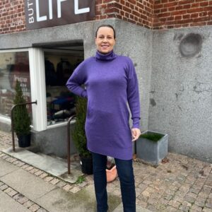 Invero Edith Krokus kjole i 100% merino uld